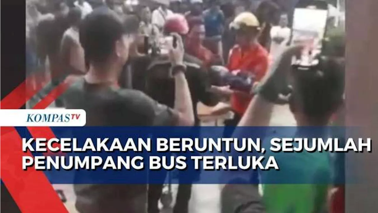 Kecelakaan Beruntun di Jalur Jakarta-Purwokerto, Sejumlah Penumpang Luka