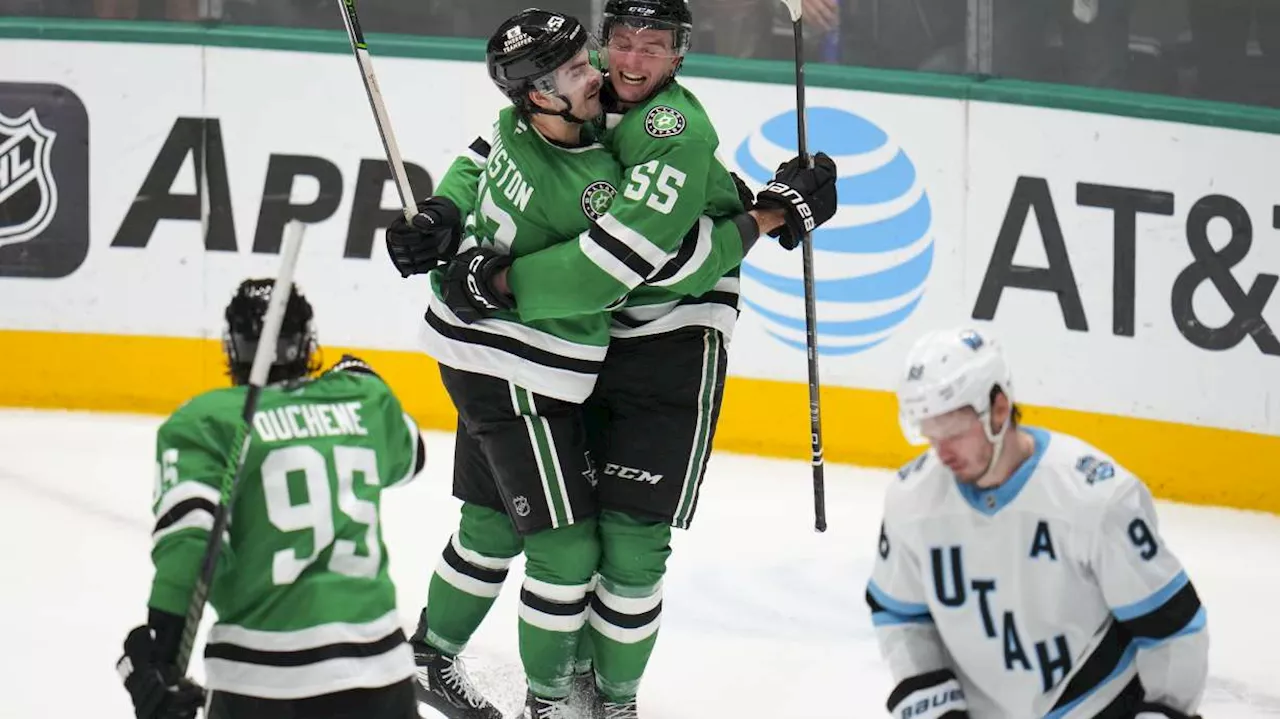 Stars Beat Utah in Overtime on Harley's Goal