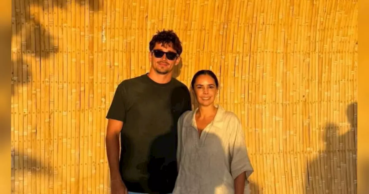 Charles Leclerc disfruta de sus vacaciones en Cancún