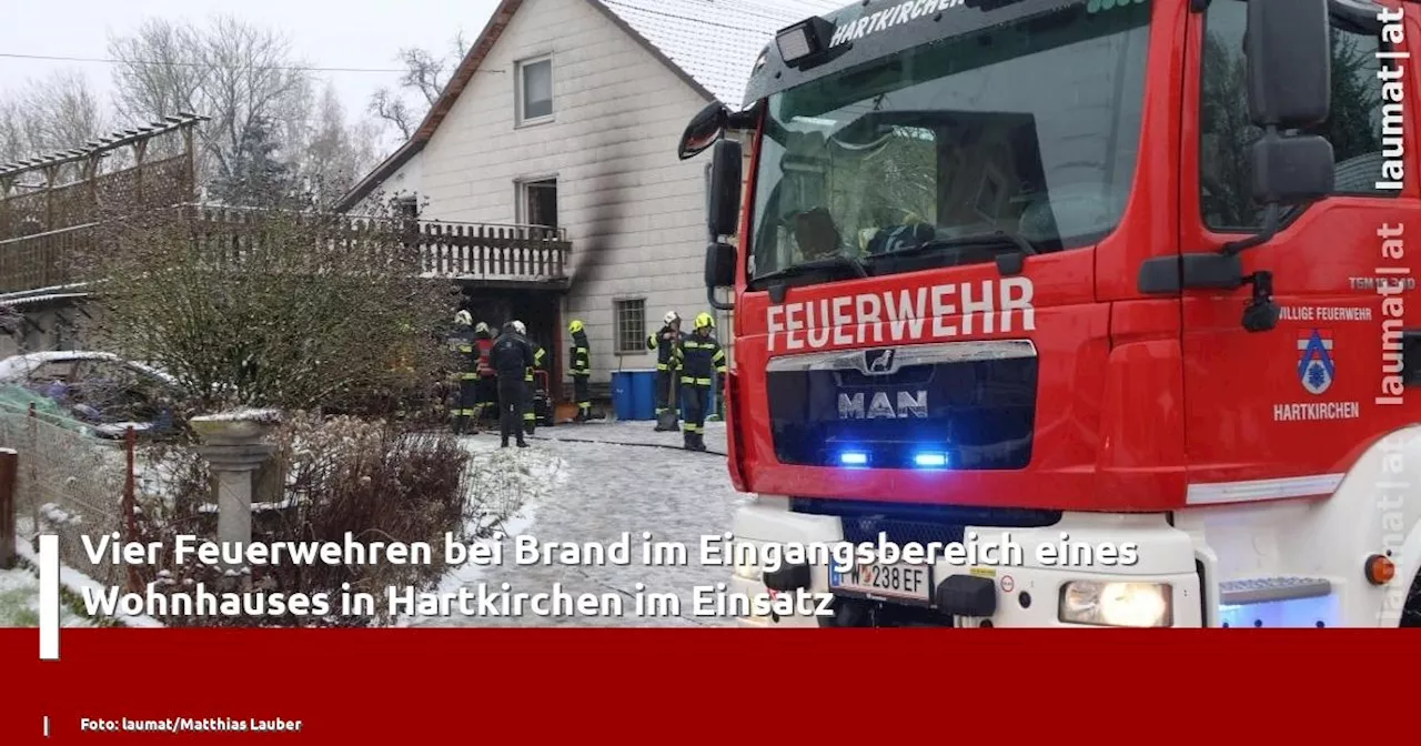 Wohnhausbrand in Hartkirchen