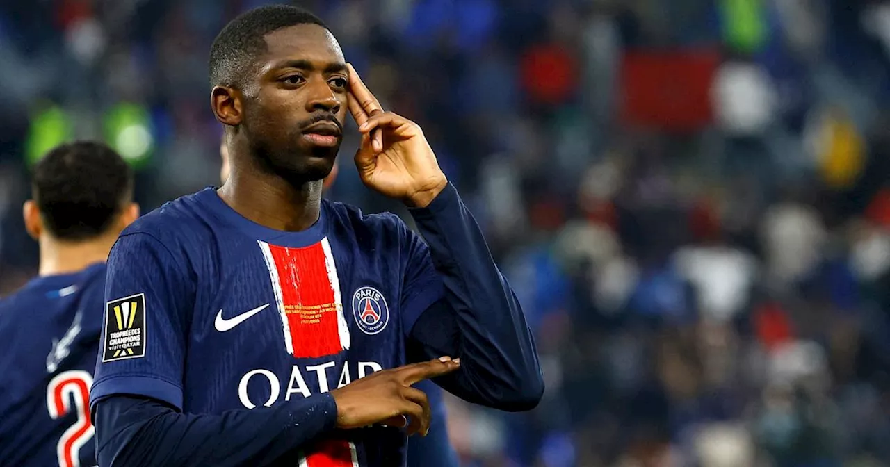 Trophée des champions : Dembélé buteur, le PSG remporte contre Monaco son premier titre de la saison