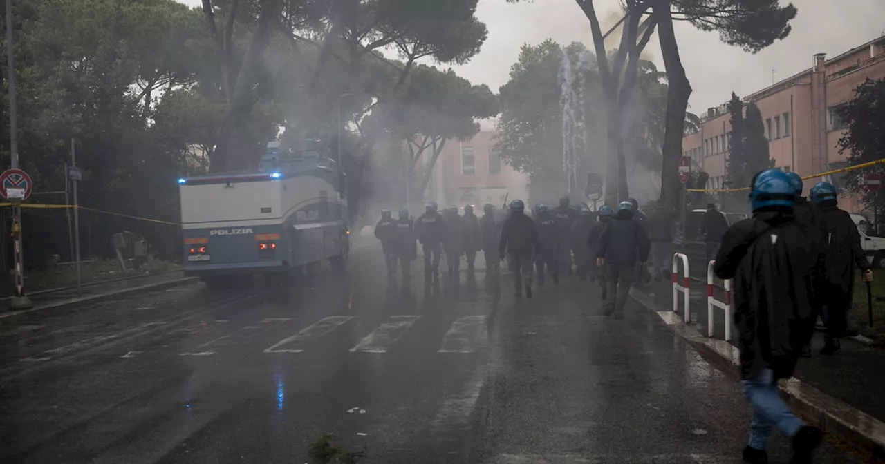 Tensioni a Roma prima di Lazio-Milan: polizia interviene