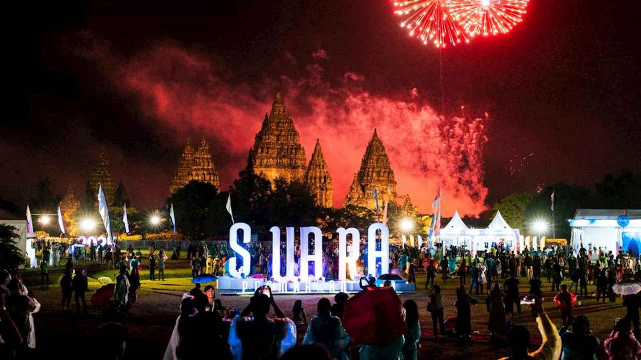 Candi Prambanan Catat lonjakan Pengunjung Selama Libur Natal dan Tahun Baru