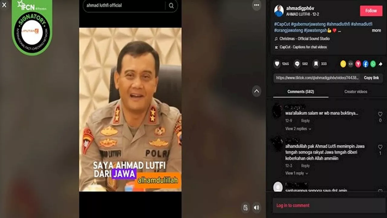 Viral Video Hoaks Gubernur Jateng Bagi-bagi Uang Rp10 Juta