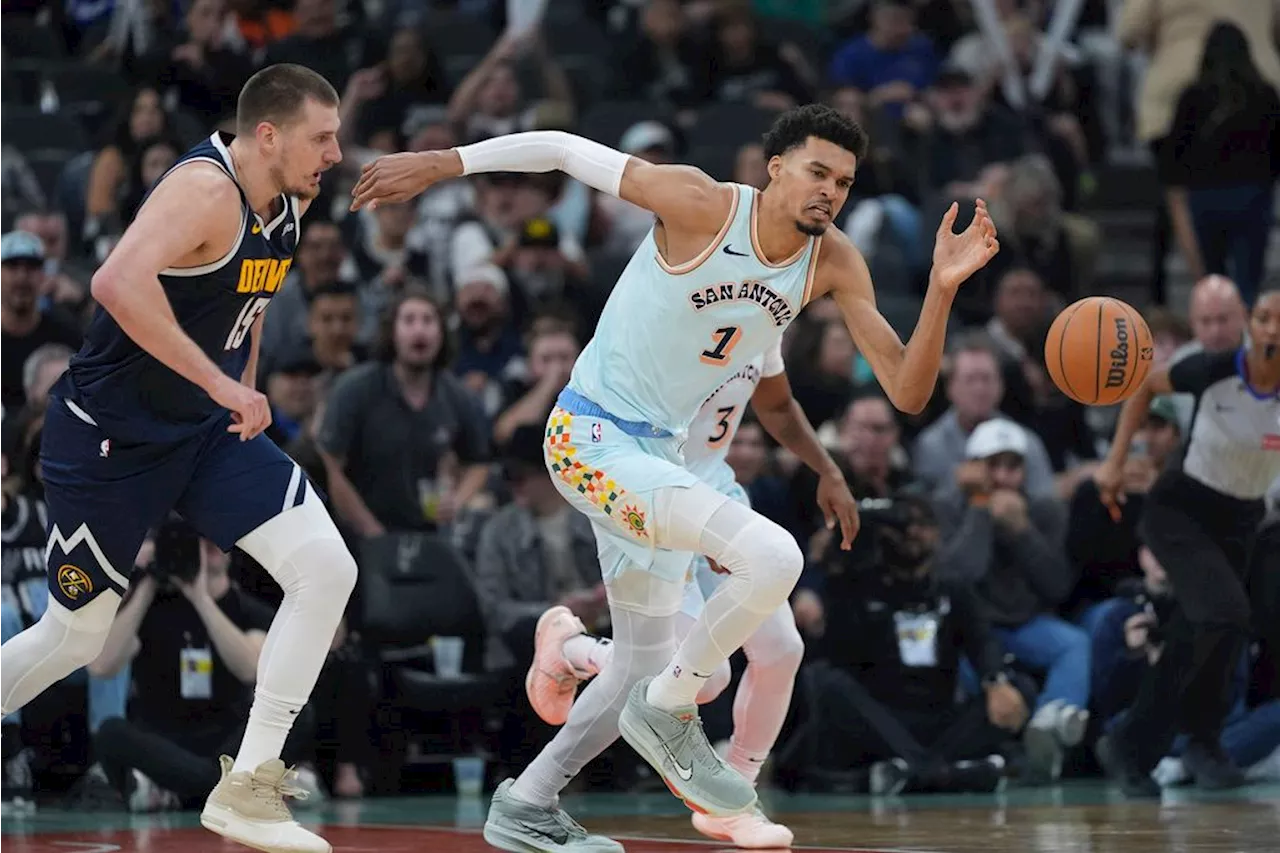 Jokic spoils Wembanyama's 21st birthday as Nuggets beat Spurs in OT