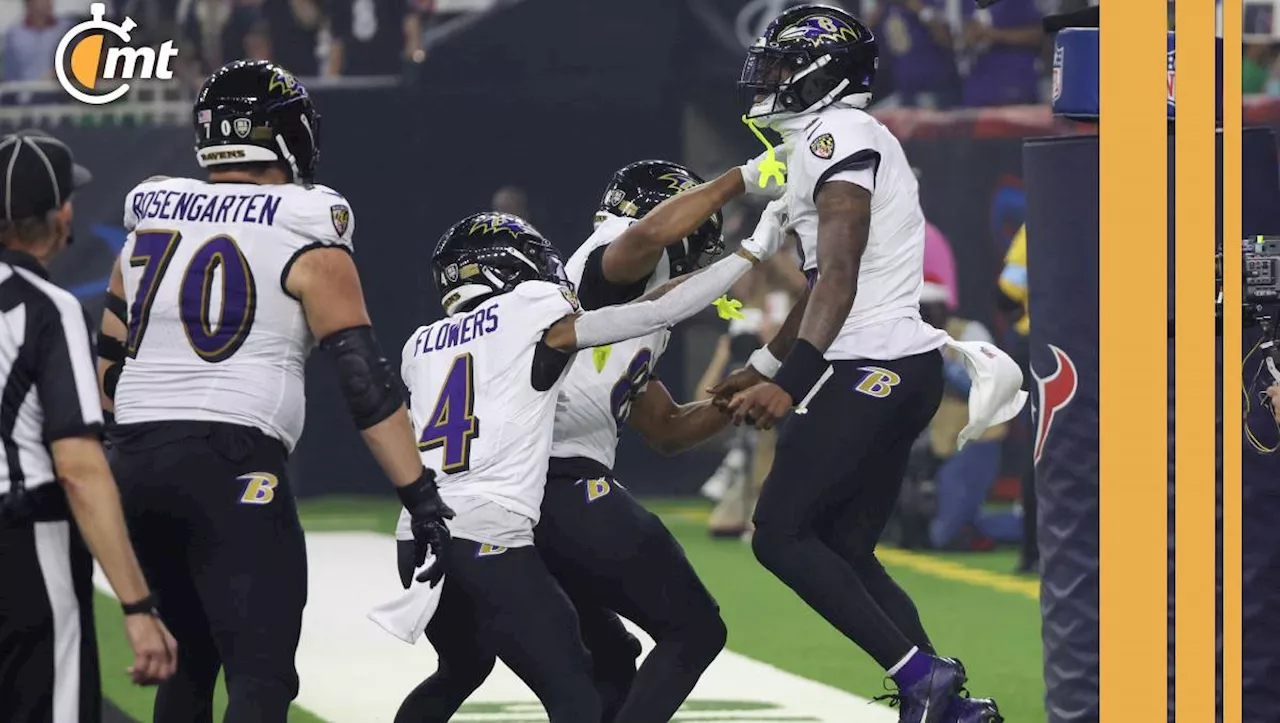 Baltimore Ravens se coronan campeones de la AFC Norte