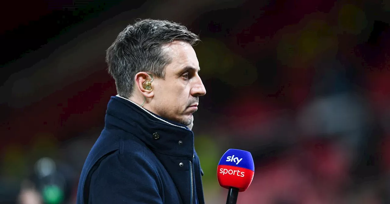 Gary Neville's X-rated Man United celebration vs Liverpool speaks volumes