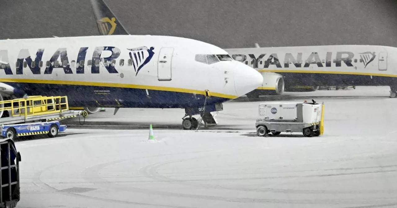 Manchester Airport Reopens Runways After Snow Closure