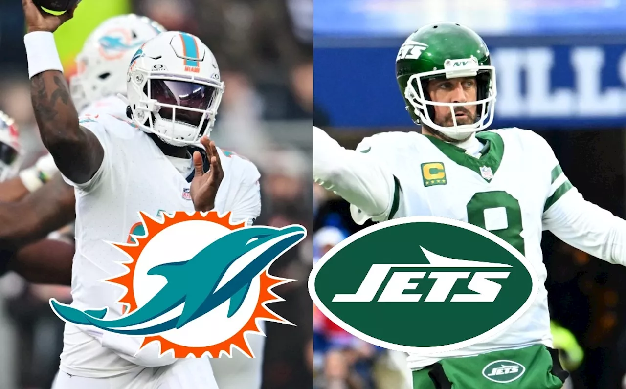 Jets vs Dolphins EN VIVO: A qué hora y dónde VER partido HOY de la Semana 18 de NFL 2025