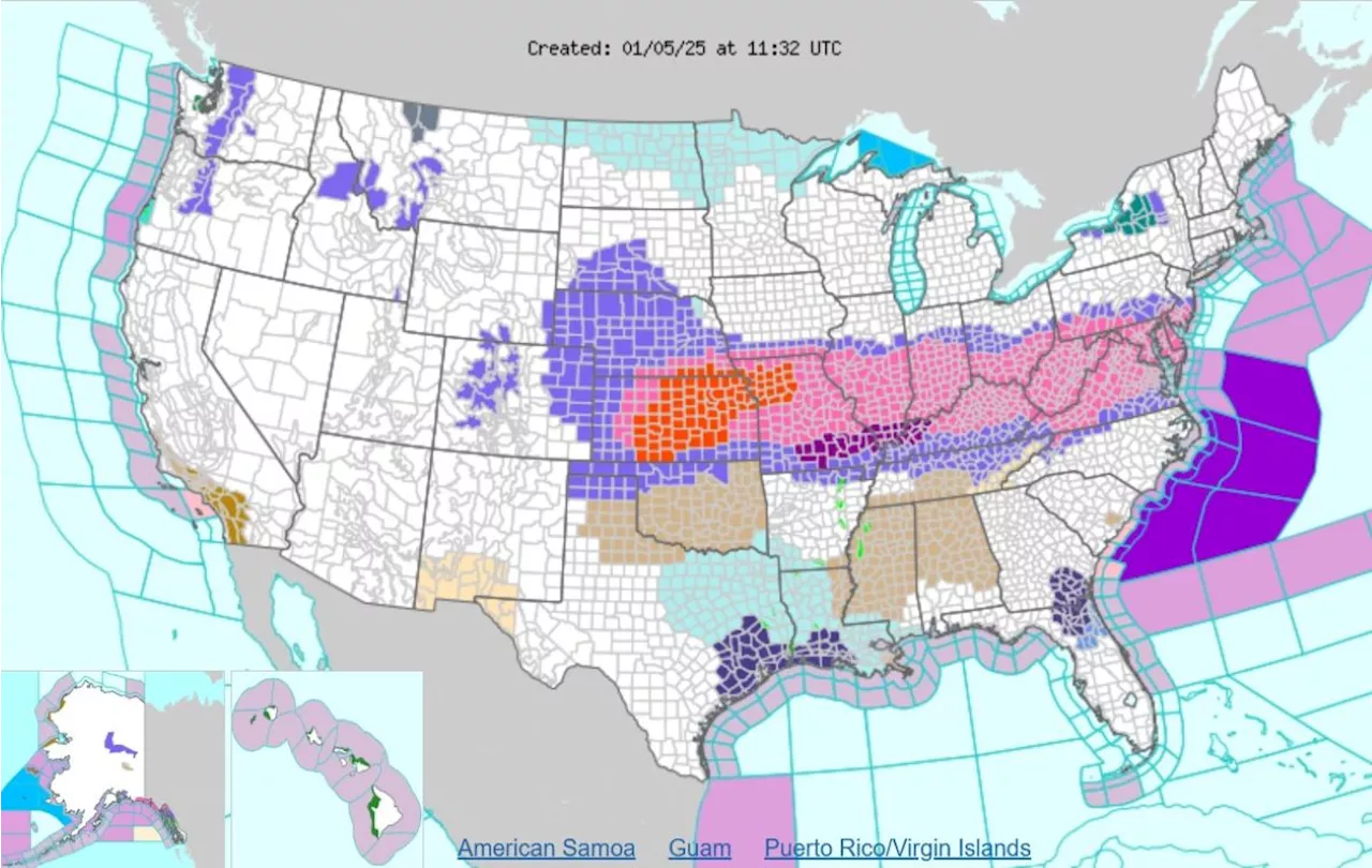 Winter Storm Brings Hazardous Conditions to 15 States