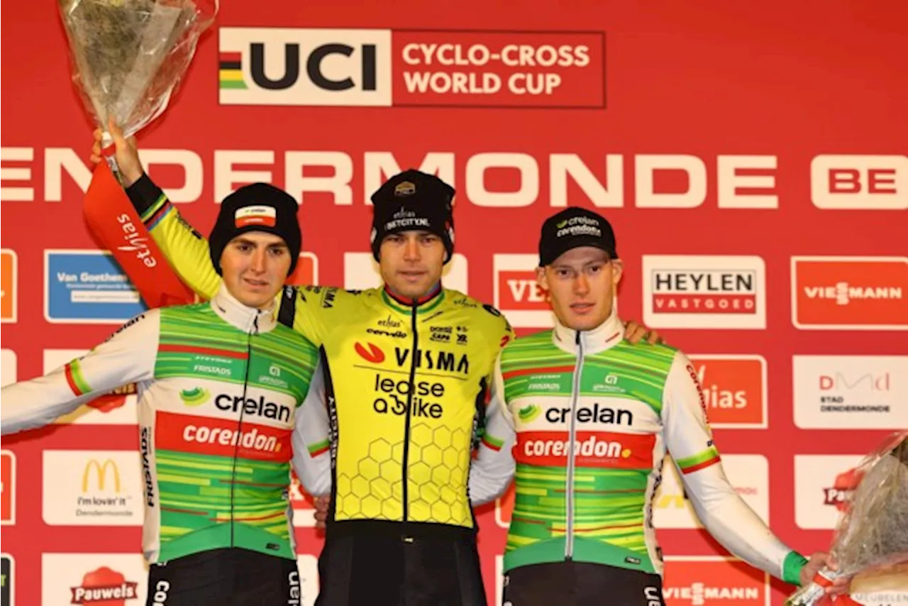 Wout van Aert wint eerste veldrit van het seizoen in Gullegem