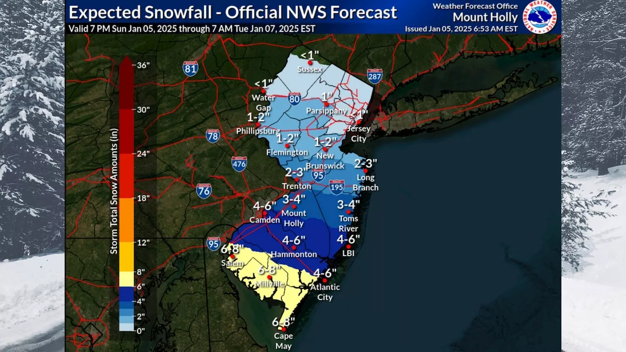 Winter Storm to Bring Snow to All of New Jersey