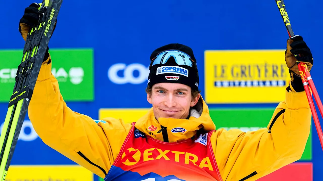 Friedrich Moch erreicht auf der Tour de Ski den dritten Platz