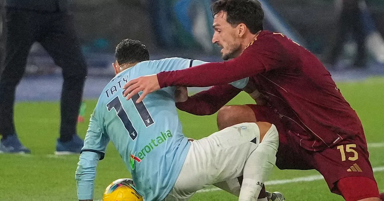 Hummels löst Rudelbildung aus - Roma siegt im Derby gegen Lazio