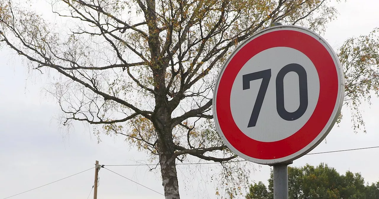 Tempolimit auf der B61 zwischen Rheda-Wiedenbrück und Gütersloh wird auf 70 km/h reduziert