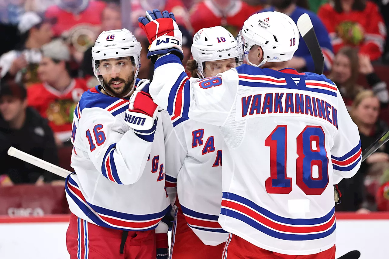 Rangers Rout Blackhawks in Blowout Victory