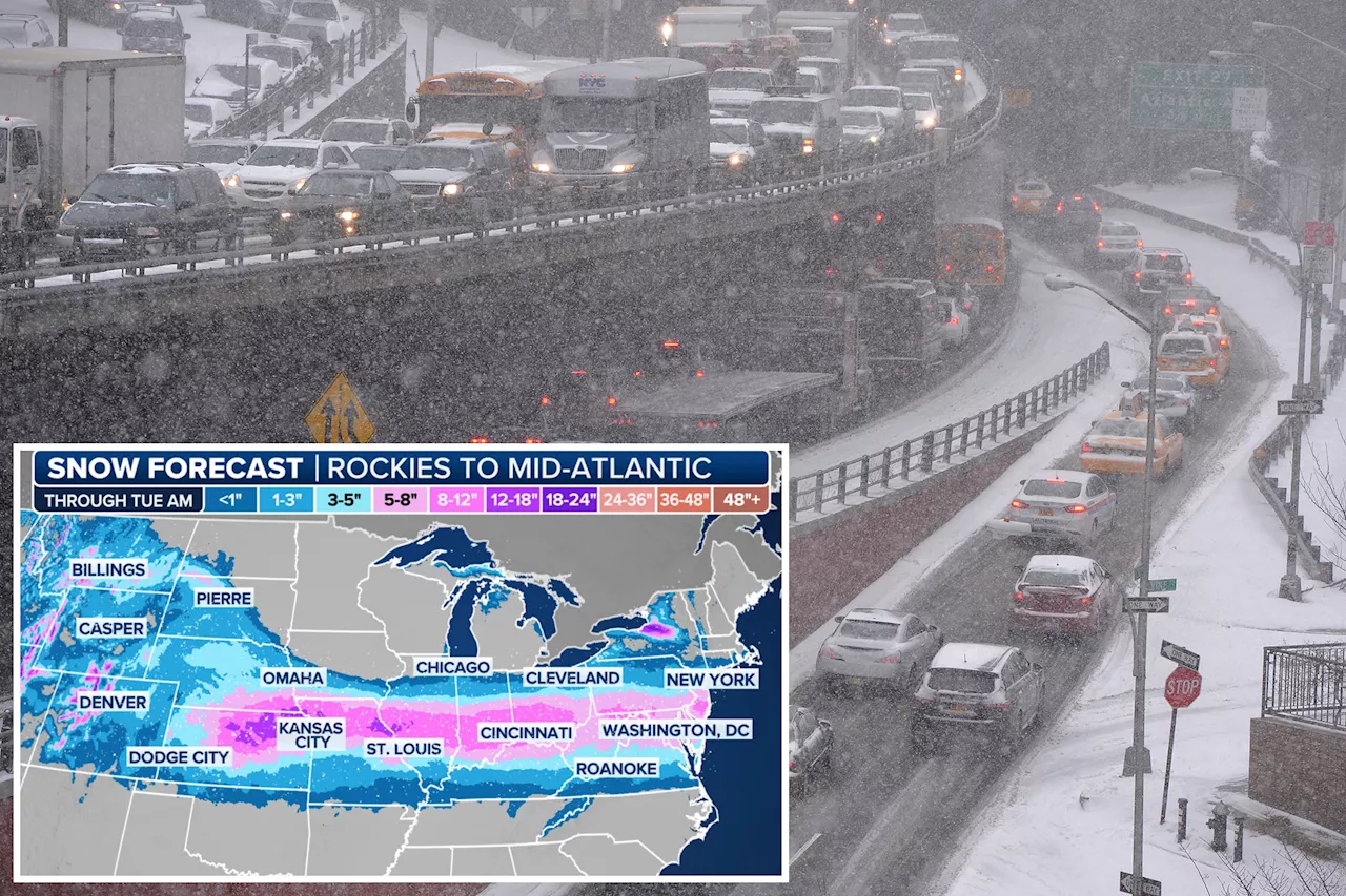 Snow Expected to Impact New York City Monday Morning Commute