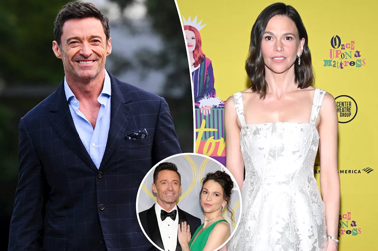 Hugh Jackman seen supporting Sutton Foster in 'Once Upon a Mattress' play amid affair rumors