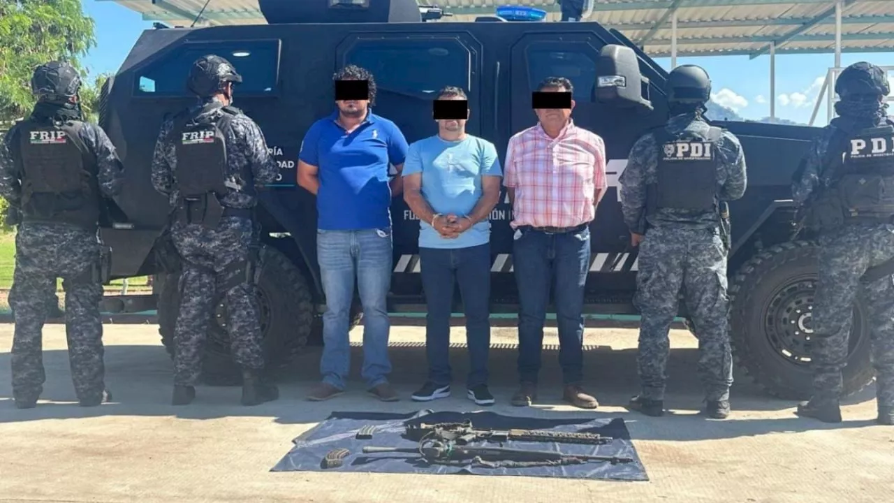 Detenido alcalde interino de Frontera Comalapa junto con dos personas más