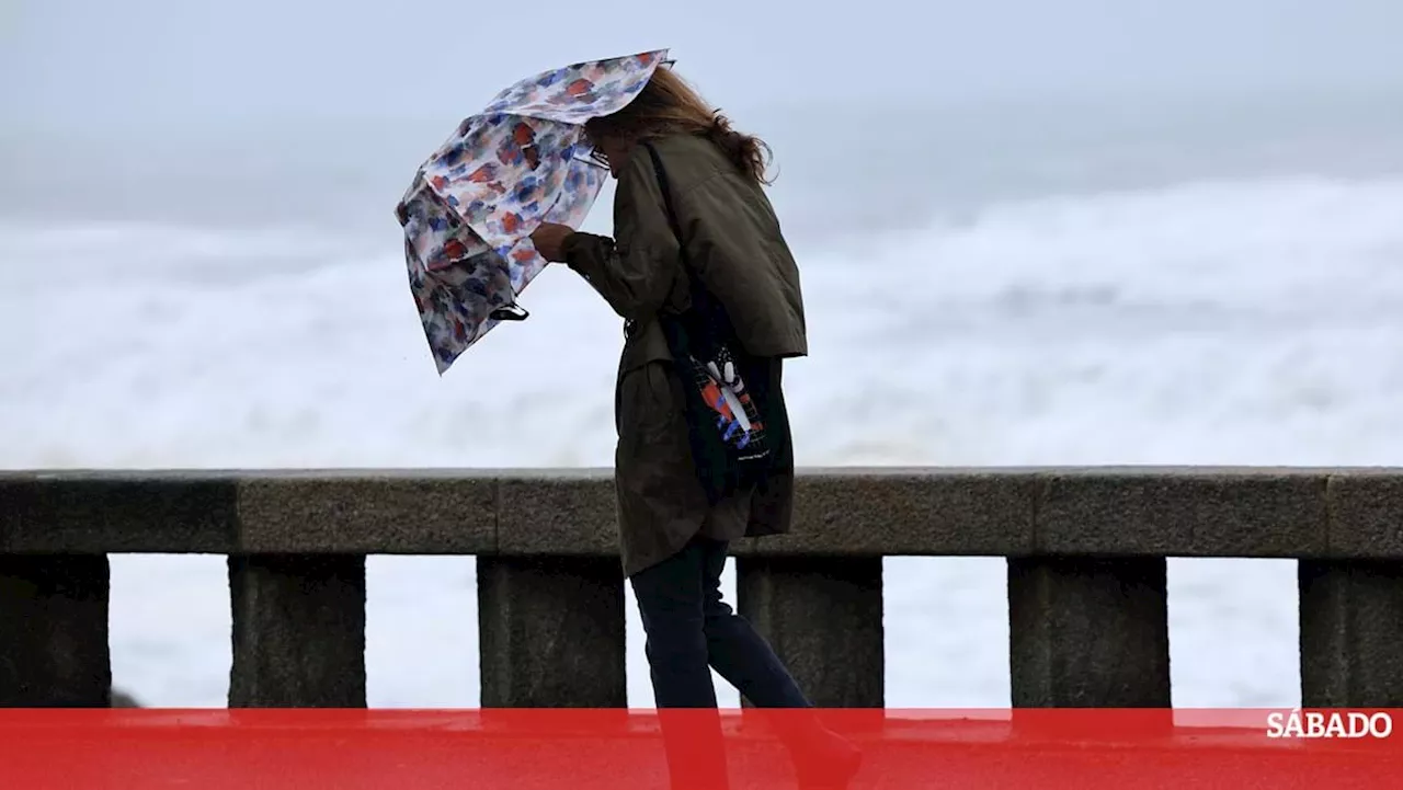 Tempo em Portugal: Depressão Floriane causa aguaceiros fortes, mas melhora prevista para segunda-feira