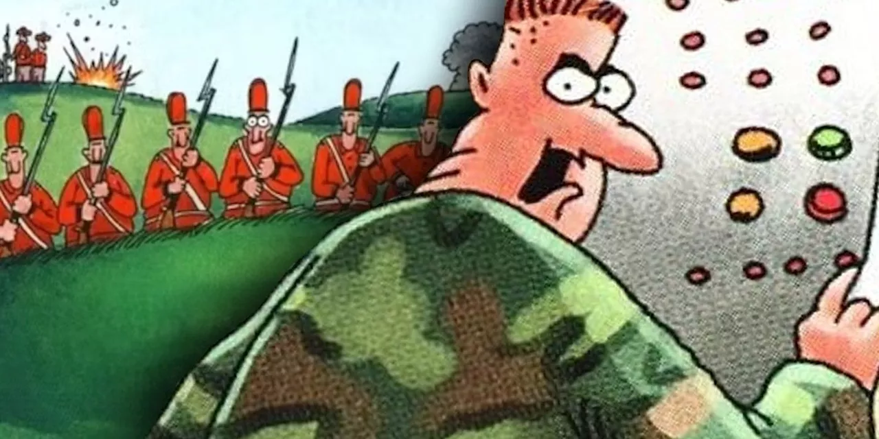 The Far Side's Unexpected Military Encounters