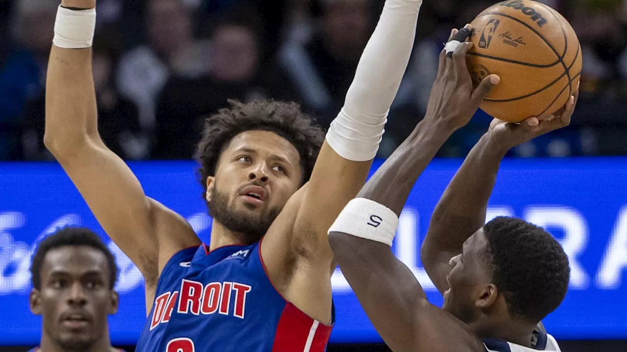 Cade Cunningham's Career-High 40 Points Lead Pistons Past Anthony Edwards' 53-Point Night