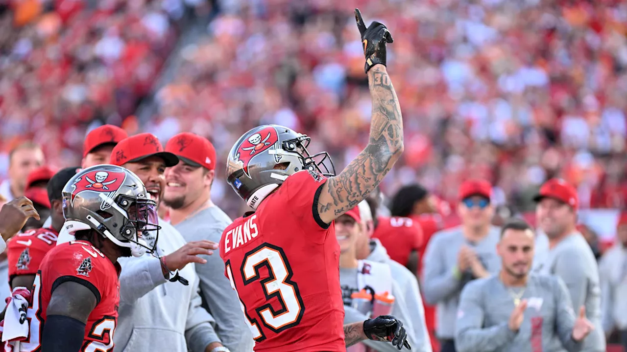 Mike Evans Ties Jerry Rice's Record With 11th Consecutive 1,000-Yard Season