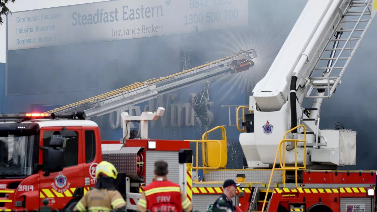 Melbourne Firefighters Battle Two Suspicious Blazes