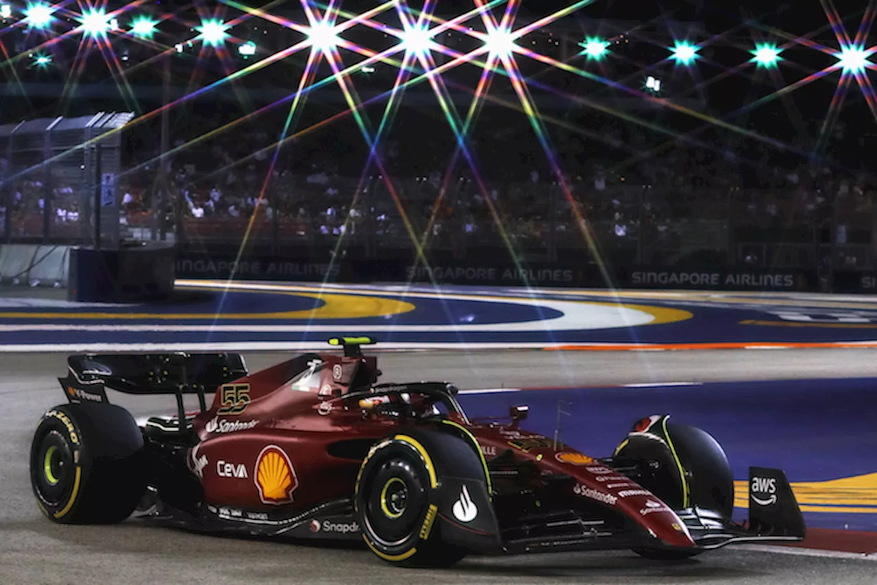 Sainz Schnellster im zweiten Training in Singapur