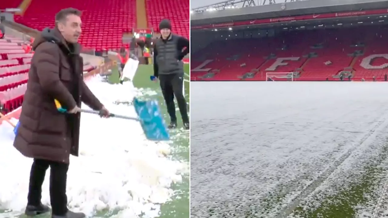 Gary Neville Hilariously Tries To Get Liverpool vs Manchester United Postponed