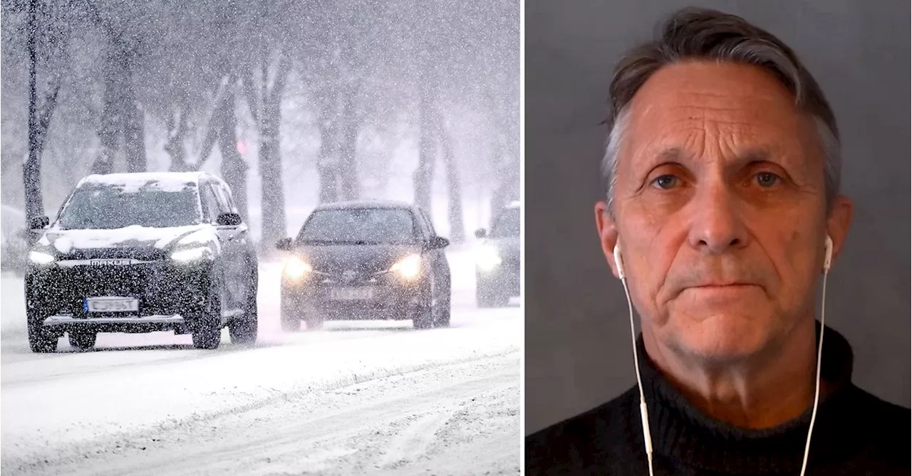 Snöoväder i Sverige: Trafikverket varnar för farliga resor