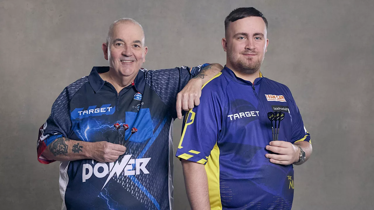 Phil Taylor gives Luke Littler advice to break his world title record