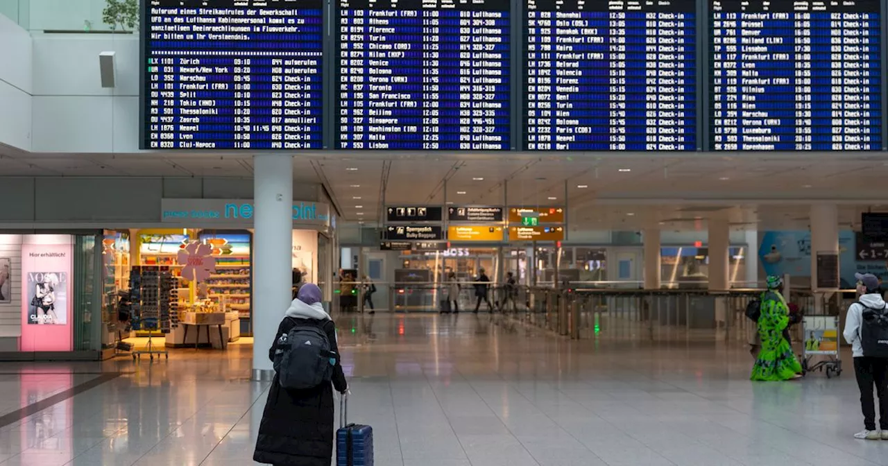 Einschränkungen am Münchner Flughafen wegen Schnee und Glätte