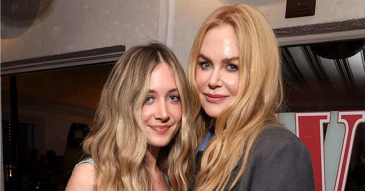 Nicole Kidman and Daughter Sunday Rose Attend W Magazine's Annual Best Performances Party