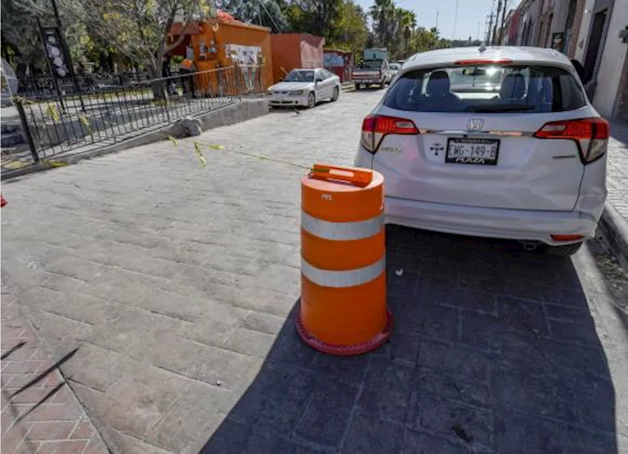 Efectos secundarios en la calle Ignacio Allende por el cierre de General Cepeda