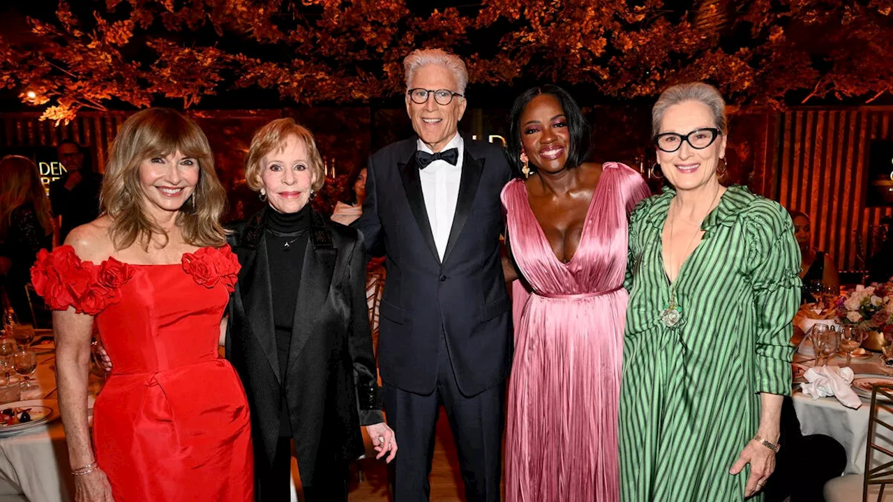 Jane Fonda, Babyface Attend Golden Globes Hollywood Foreign Press Association Hfpa Ceremony