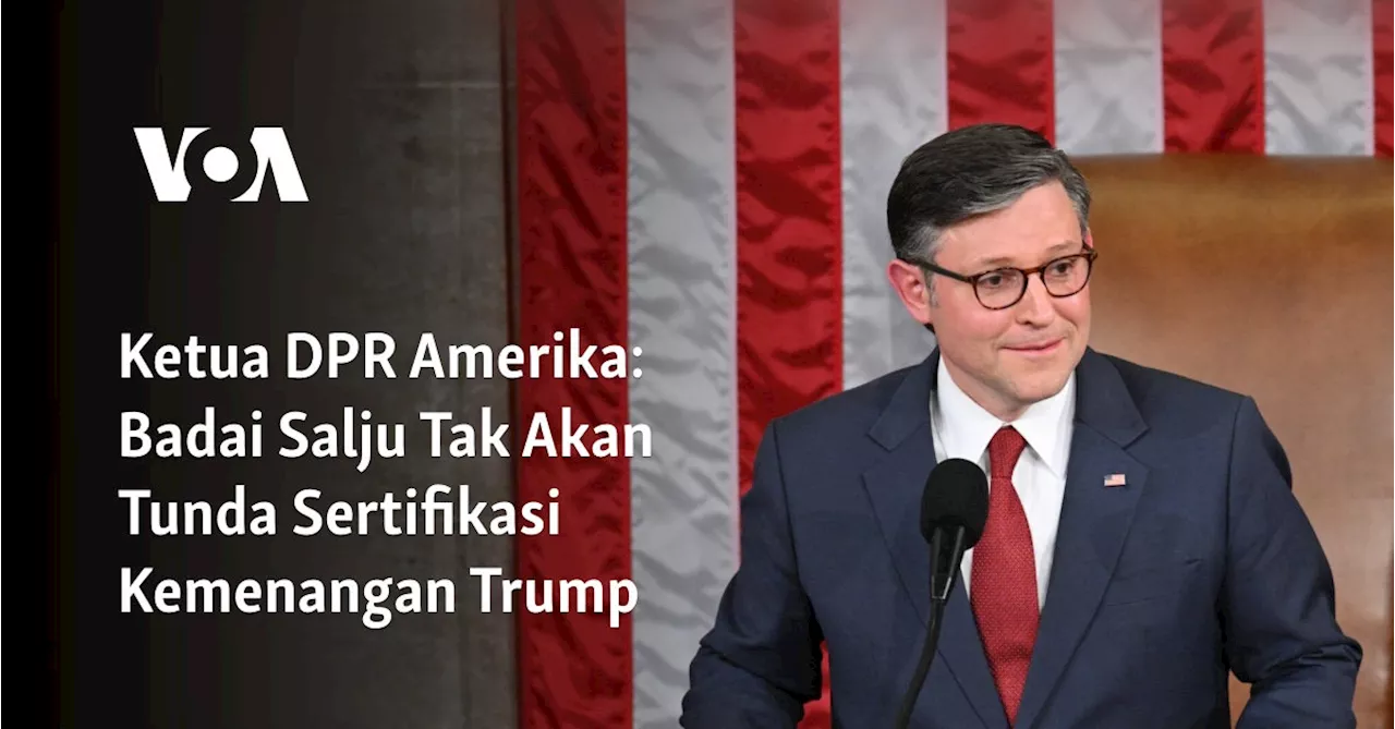 Badai Musim Dingin Tak Halangi Kongres Sertifikasi Kemenangan Trump