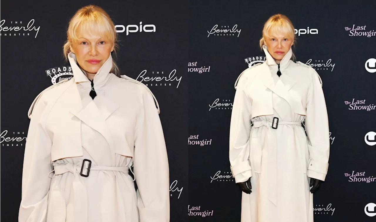 Pamela Anderson Elevates the Trench Coat for 'The Last Showgirl' Premiere