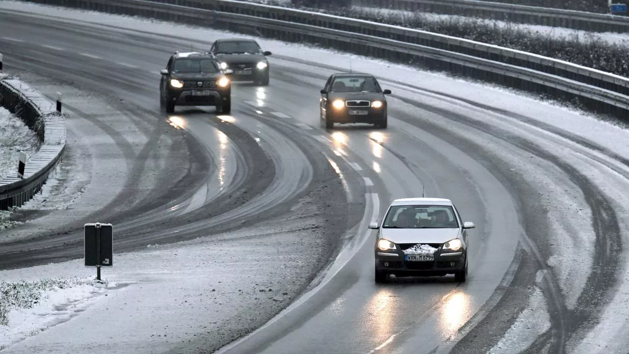 Wintereinbruch in Deutschland sorgt für Verkehrschaos und Flugausfälle