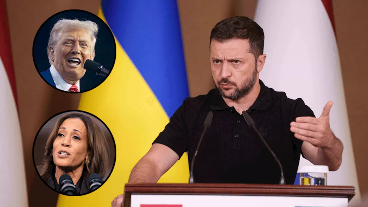 Zelenskyy Says Trump Won Election Because He Was 'Stronger' Than Harris