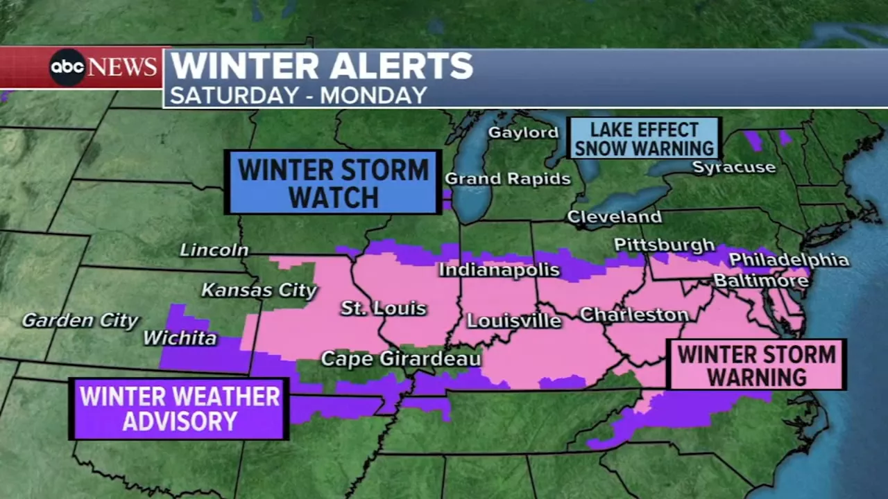 Blizzard Warnings Issued for Midwest as Major Winter Storm Hits US