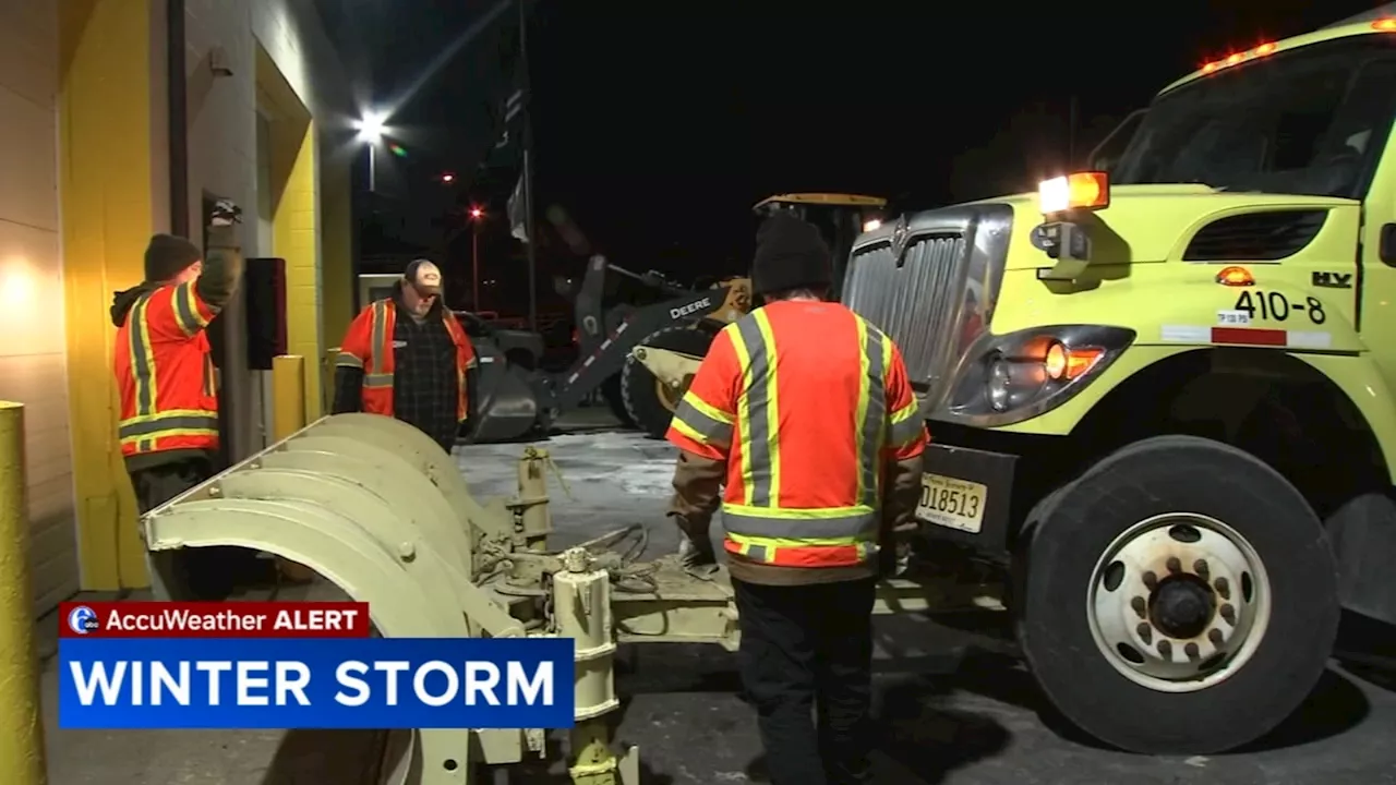 NJDOT Crew 410 Prepares for Storm