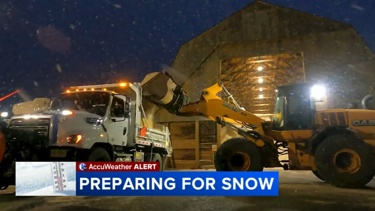 Snow Storm Preparations Across the Delaware Valley