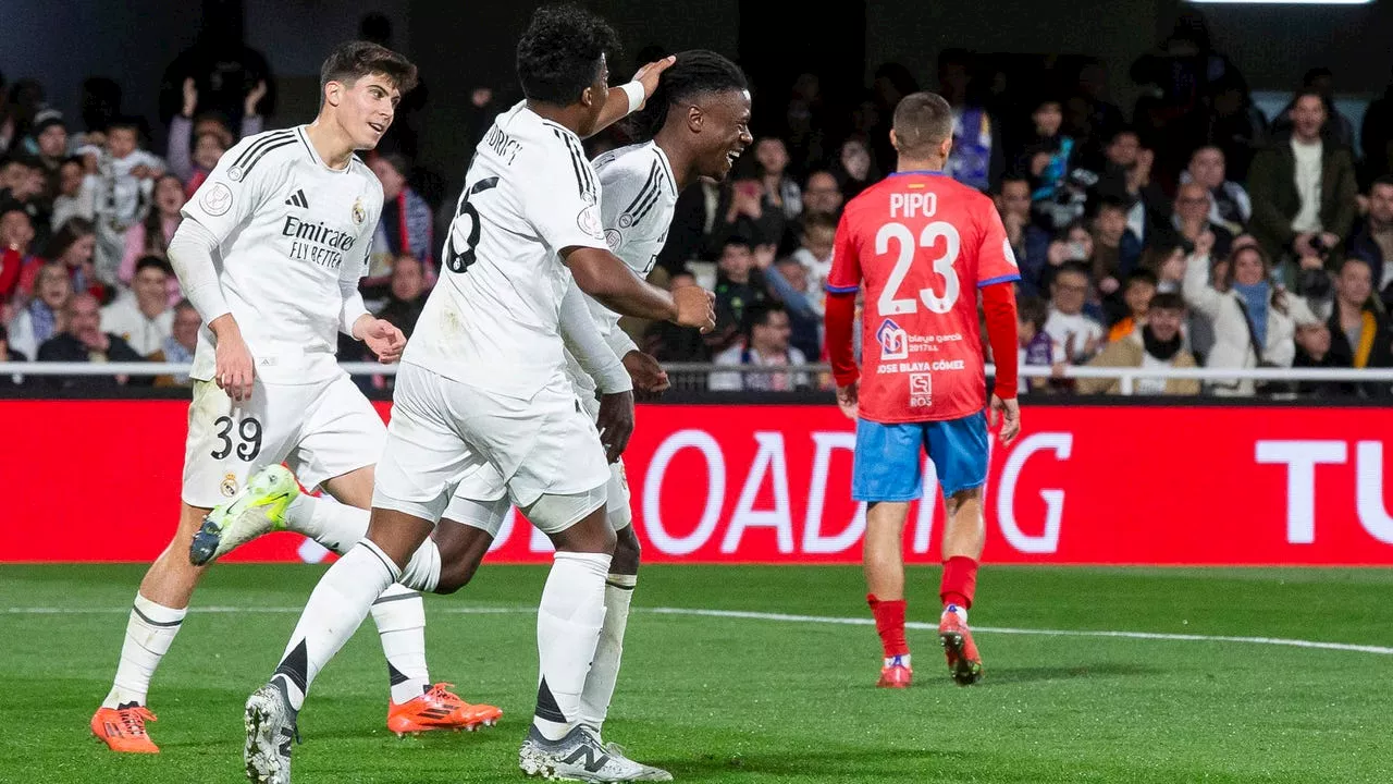 El Real Madrid se pega un festín en Cartagena y avanza hacia los octavos de Copa del Rey