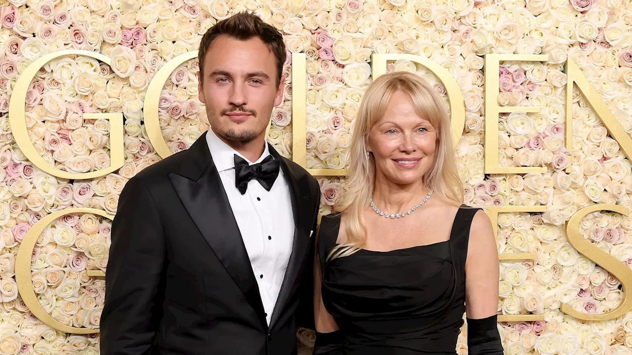 Brandon Thomas Lee Proudly Celebrates Mom Pamela Anderson's Golden Globe Nomination