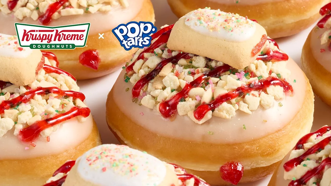 Krispy Kreme and Pop-Tarts Team Up for Crazy Good Doughnuts