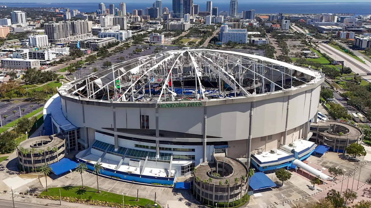 Rays Back $55.7 Million Plan to Repair Hurricane-Damaged Tropicana Field