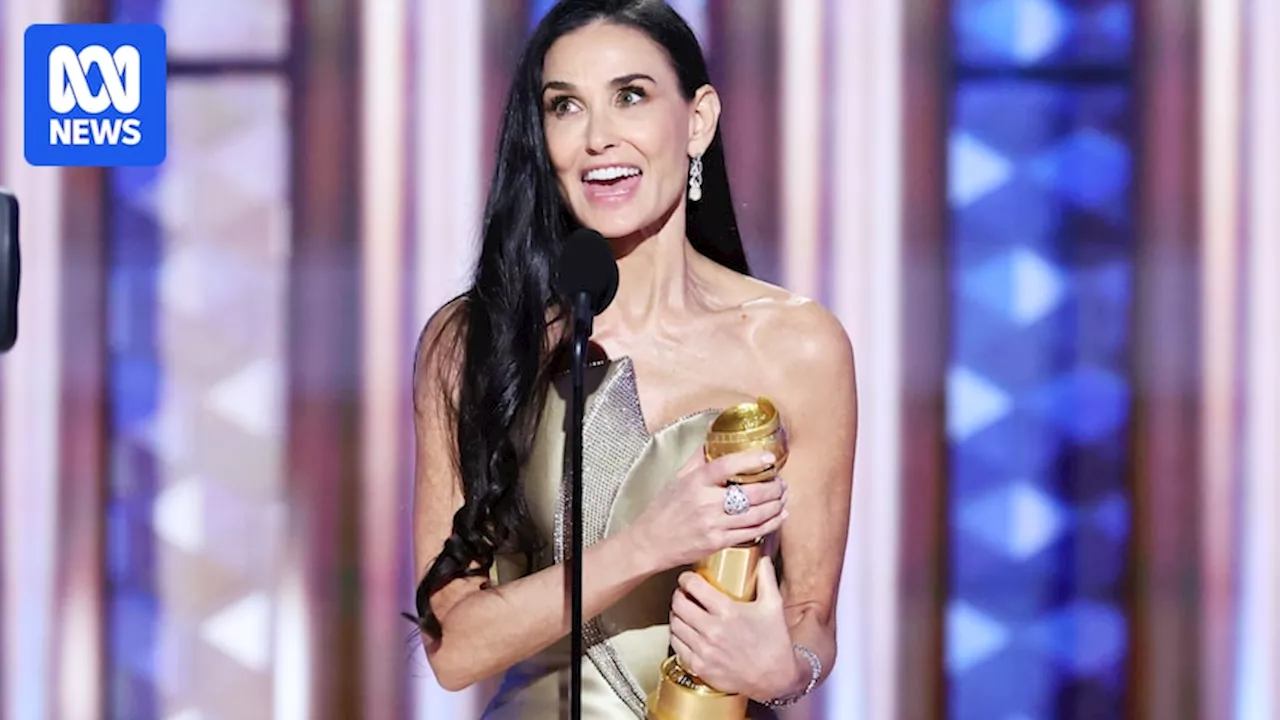 Golden Globes key events: Shōgun sweeps TV, Demi Moore's first big win