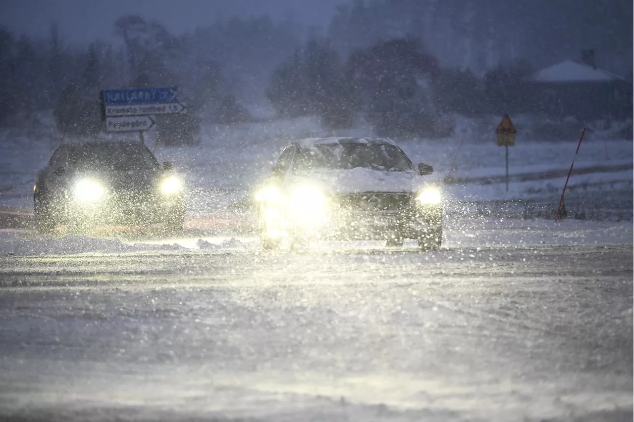 SMHI utfärdar orange varningar för kraftigt snöfall och blåsigt väder