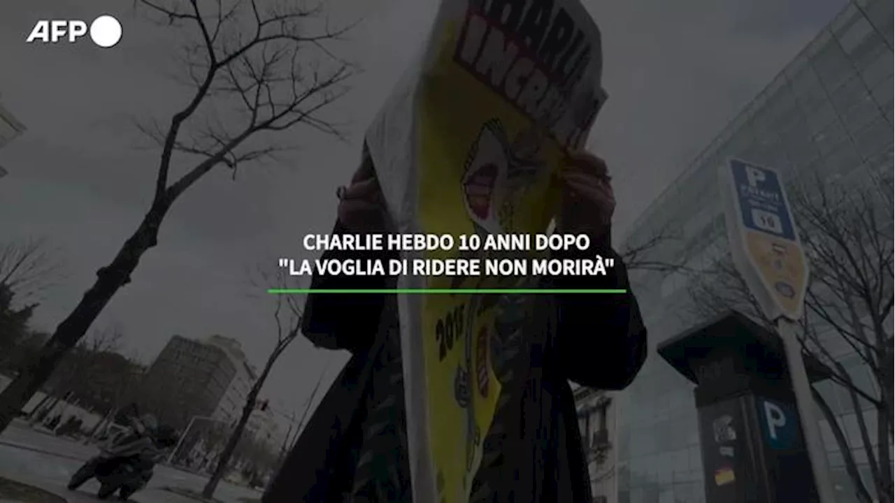 Charlie Hebdo 10 anni dopo, 'la voglia di ridere non morira''